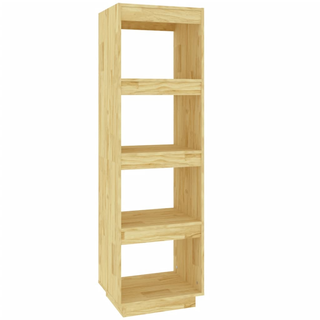 Book Cabinet/Room Divider 40x35x135 cm Solid Pinewood - Giant Lobelia