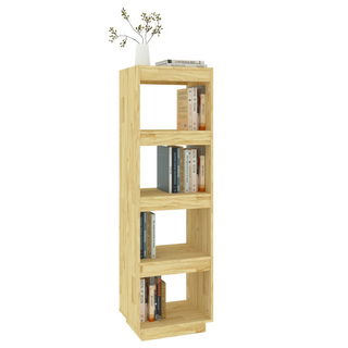 Book Cabinet/Room Divider 40x35x135 cm Solid Pinewood - Giant Lobelia