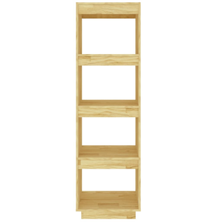 Book Cabinet/Room Divider 40x35x135 cm Solid Pinewood - Giant Lobelia