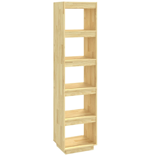 Book Cabinet/Room Divider 40x35x167 cm Solid Pinewood - Giant Lobelia