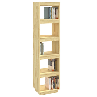 Book Cabinet/Room Divider 40x35x167 cm Solid Pinewood - Giant Lobelia