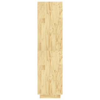 Book Cabinet/Room Divider 80x35x135 cm Solid Pinewood - Giant Lobelia