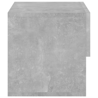 vidaXL Wall-mounted Bedside Cabinet Concrete Grey - Giant Lobelia