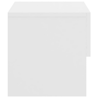 vidaXL Wall-mounted Bedside Cabinet White - Giant Lobelia