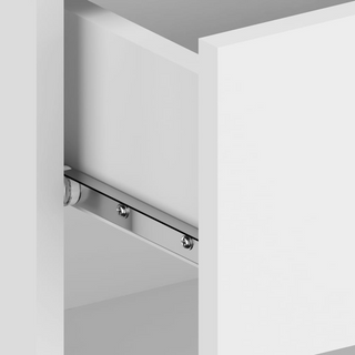 vidaXL Wall-mounted Bedside Cabinet White - Giant Lobelia