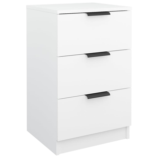 Bedside Cabinet White 40x36x65 cm - Giant Lobelia