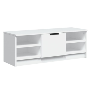 TV Cabinet White 102x35.5x36.5 cm Engineered Wood - Giant Lobelia