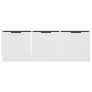 TV Cabinet White 102x35x36.5 cm Engineered Wood - Giant Lobelia