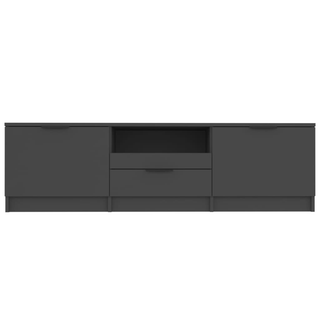 TV Cabinet Black 140x35x40 cm Engineered Wood - Giant Lobelia