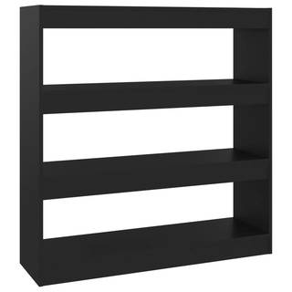 Book Cabinet/Room Divider Black 100x30x103 cm - Giant Lobelia