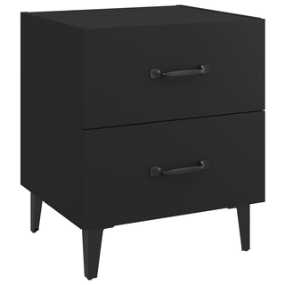 Bedside Cabinet Black 40x35x47.5 cm - Giant Lobelia