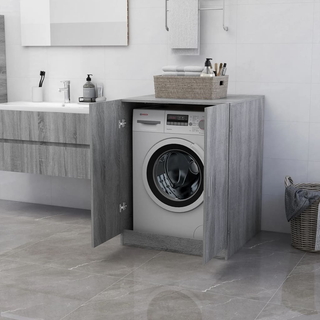 Washing Machine Cabinet Grey sonoma 71x71.5x91.5 cm - Giant Lobelia