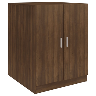 Washing Machine Cabinet Brown Oak 71x71.5x91.5 cm - Giant Lobelia