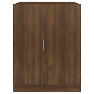 Washing Machine Cabinet Brown Oak 71x71.5x91.5 cm - Giant Lobelia