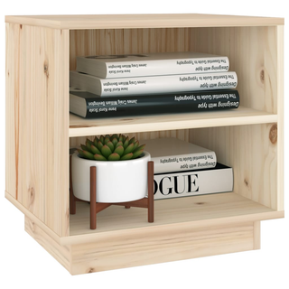 Bedside Cabinet 40x34x40 cm Solid Wood Pine - Giant Lobelia