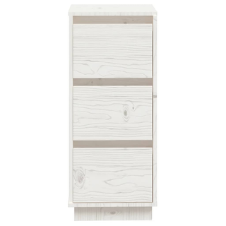 vidaXL Sideboard White 32x34x75 cm Solid Wood Pine - Giant Lobelia