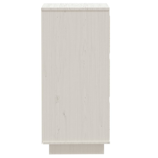 vidaXL Sideboard White 32x34x75 cm Solid Wood Pine - Giant Lobelia