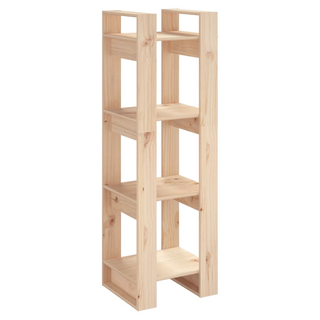 Book Cabinet/Room Divider 41x35x125 cm Solid Wood Pine - Giant Lobelia