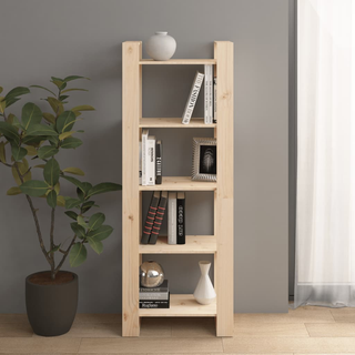 Book Cabinet/Room Divider 60x35x160 cm Solid Wood - Giant Lobelia