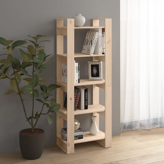 Book Cabinet/Room Divider 60x35x160 cm Solid Wood - Giant Lobelia