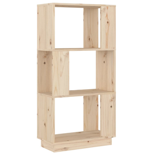 Book Cabinet/Room Divider 51x25x101 cm Solid Wood Pine - Giant Lobelia