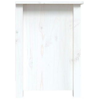 TV Cabinet White 103x36.5x52 cm Solid Wood Pine - Giant Lobelia