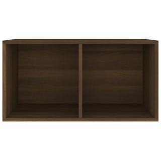 vidaXL Vinyl Storage Box Brown Oak 71x34x36 cm Engineered Wood - Giant Lobelia