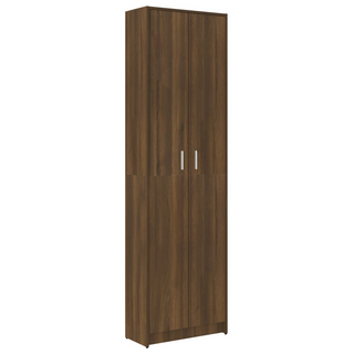 vidaXL Hallway Wardrobe Brown Oak 55x25x189 cm Engineered Wood - Giant Lobelia