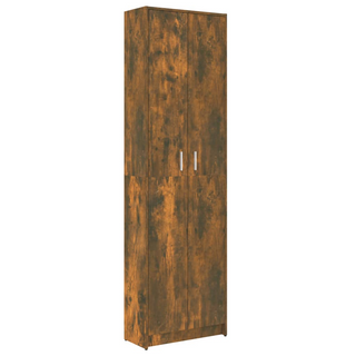 vidaXL Hallway Wardrobe Smoked Oak 55x25x189 cm Engineered Wood - Giant Lobelia