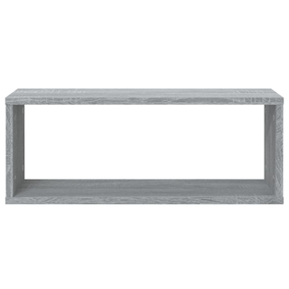 Wall Cube Shelves 4 pcs Grey Sonoma 60x15x23 cm Engineered Wood - Giant Lobelia