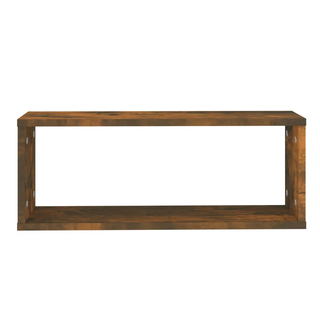 Wall Cube Shelves 6 pcs Smoked Oak 60x15x23 cm Engineered Wood - Giant Lobelia