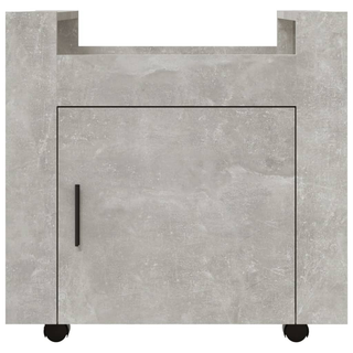 vidaXL Desk Trolley Concrete Grey 60x45x60 cm Engineered Wood - Giant Lobelia