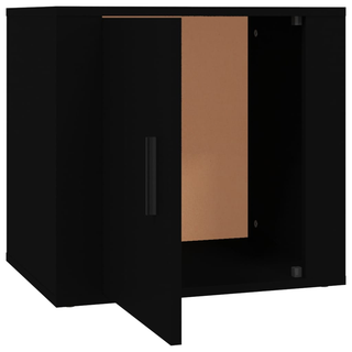 Bedside Cabinet Black 50x39x47 cm - Giant Lobelia