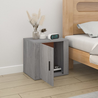 Bedside Cabinet Grey Sonoma 50x39x47 cm - Giant Lobelia