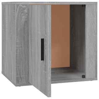 Bedside Cabinet Grey Sonoma 50x39x47 cm - Giant Lobelia