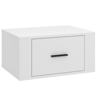 Wall-mounted Bedside Cabinet White 50x36x25 cm - Giant Lobelia