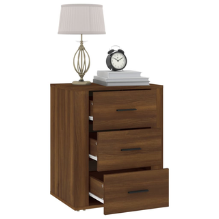 Bedside Cabinet Brown Oak 50x36x60 cm Engineered Wood - Giant Lobelia