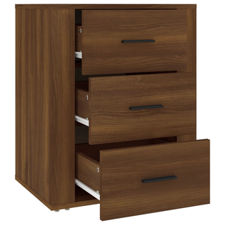 Bedside Cabinet Brown Oak 50x36x60 cm Engineered Wood - Giant Lobelia