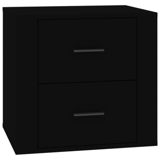 Bedside Cabinet Black 50x39x47 cm - Giant Lobelia