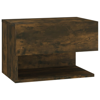 vidaXL Wall-mounted Bedside Cabinet Smoked Oak - Giant Lobelia