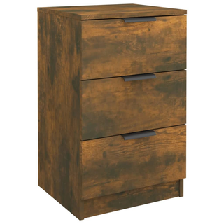 Bedside Cabinets 2 pcs Smoked Oak 40x36x65 cm - Giant Lobelia