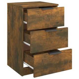 Bedside Cabinets 2 pcs Smoked Oak 40x36x65 cm - Giant Lobelia