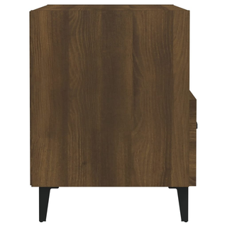 Bedside Cabinet Brown Oak Engineered Wood - Giant Lobelia