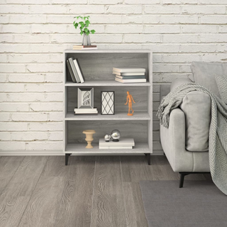 Sideboard Grey Sonoma 69.5x32.5x90 cm Engineered Wood - Giant Lobelia