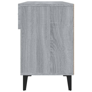 vidaXL Shoe Cabinet Grey Sonoma 102x35x55 cm Engineered Wood - Giant Lobelia