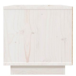 vidaXL Bedside Cabinet White 40x34x35 cm Solid Wood Pine - Giant Lobelia