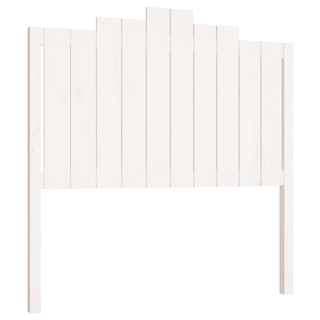 Bed Headboard White 106x4x110 cm Solid Wood Pine - Giant Lobelia