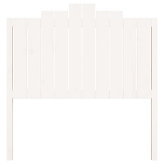 Bed Headboard White 106x4x110 cm Solid Wood Pine - Giant Lobelia