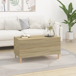 Coffee Table Sonoma Oak 90x44.5x45 cm Engineered Wood - Giant Lobelia