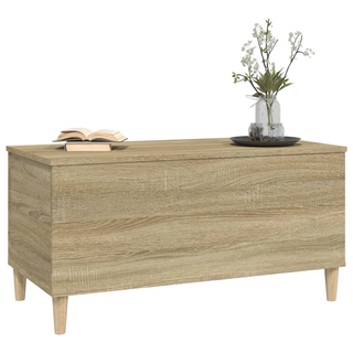 Coffee Table Sonoma Oak 90x44.5x45 cm Engineered Wood - Giant Lobelia